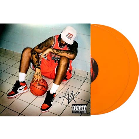 Signed Aj Tracey Flu Game Orange Vinyl Limited Edition Double