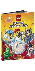 Lego Books Official Annual With Gamer Lego Minifigure Lego