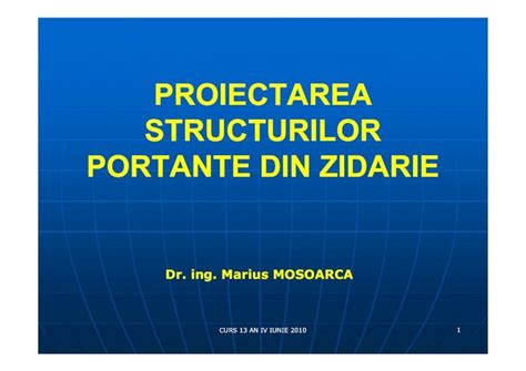 PDF Proiectare Structuri Portante Din Zidarie DOKUMEN TIPS