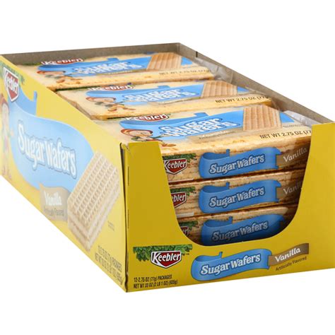 Keebler Vanilla Sugar Wafers 12 2 75 Oz Packs Provisiones Selectos