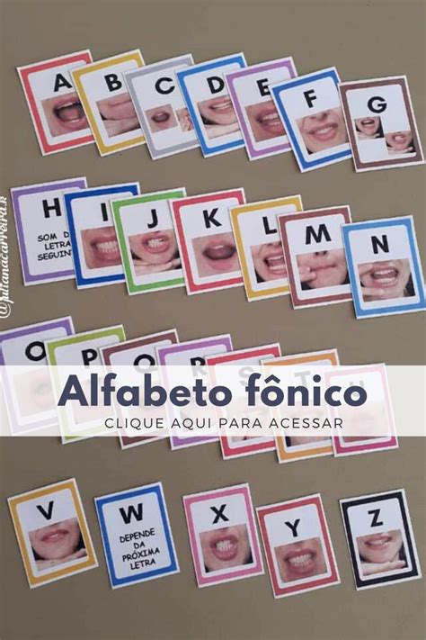 Alfabeto Fonico Boquinhas Em Afetividade Na Educa O Infantil