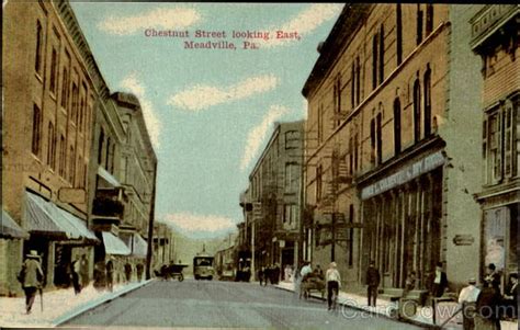 Chestnut Street Looking East Meadville, PA