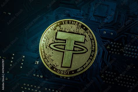 Tether coin Stock Photo | Adobe Stock