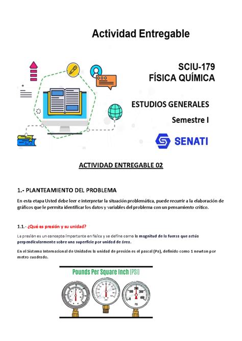 ENTREGABLE 2 FISICA Y QUÍMICA 2024 SENATI ACTIVIDAD ENTREGABLE 02 1