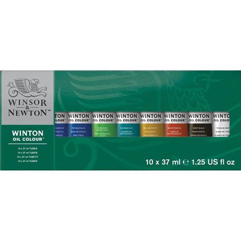 Estojo Tinta Leo Winton Ml Tubos Winsor Newton Tinta A Leo