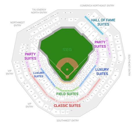 Texas Rangers Seating Chart Suites | Awesome Home