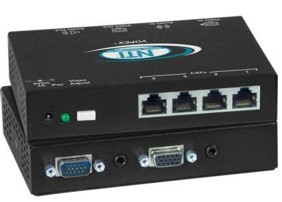 VOPEX C5V 4C NTI 4 Port VGA Video Splitter Extender Via CAT5 Local Unit