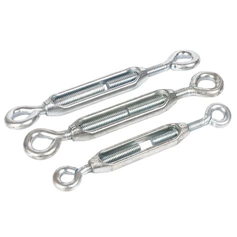 Hardware Rigging Wire Rope Fitting M6 Turnbuckle 20mm Galvanized Eye