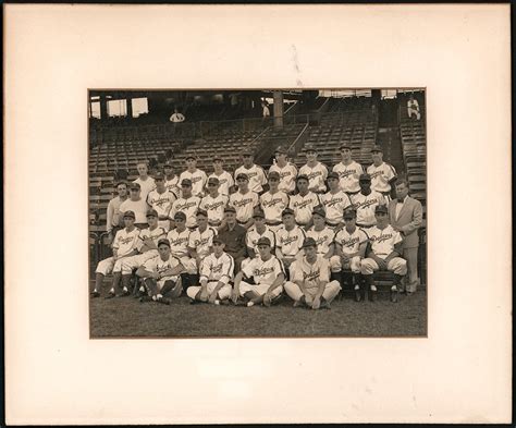 Brooklyn Dodgers Mounted Team Photograph Wearing Satin Uniforms