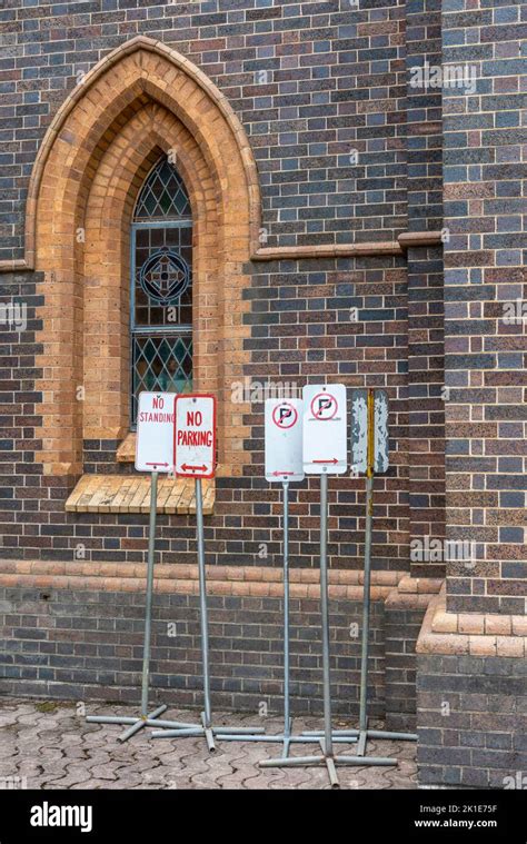 No Standing And No Parking Signs Outside The St Mary And Joseph