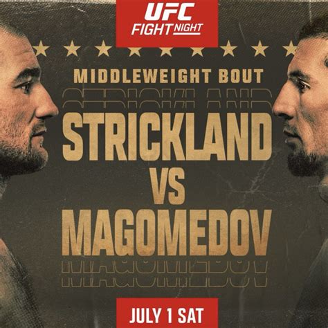 Sean Strickland vs. Abus Magomedov full fight video preview for UFC ...