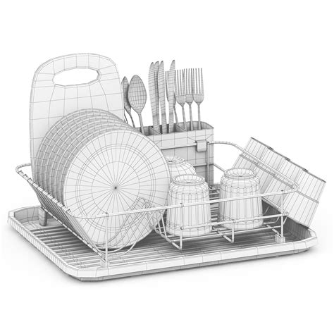 Rubber Dish Rack 3d Model Cgtrader