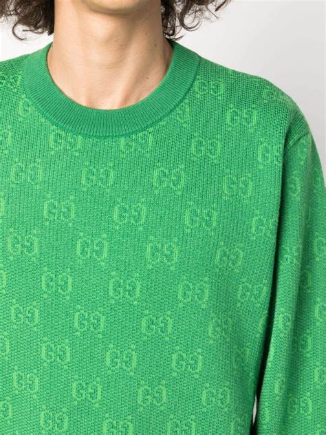 Jacquard Logo Wool Jumper Gucci Eraldo