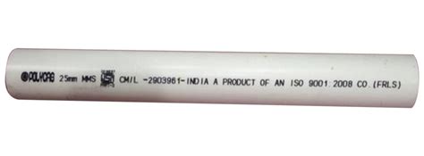 Hari Bhoomi PVC Polycab White Conduit Electrical Pipe Type Medium