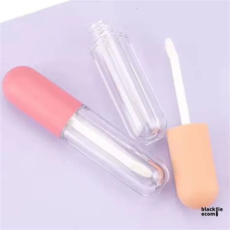 Bkt Empty Lip Gloss Container Ml Matte Cap Frosted Bottle Bullet