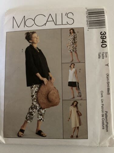 McCalls Pattern 3940 Maternity Size XS S M Misses Petite Dress Top