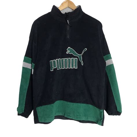 Vintage Vintage Puma Big Logo Fleece Grailed