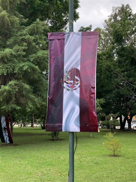 Cambian Colores De La Bandera De México Por Los De Morena En Tepic