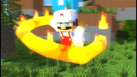 Fire Mario Minecraft Animation Youtube