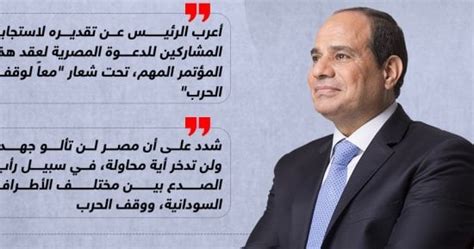 الرئيس السيسى مصر لن تدخر جهدا لرأب الصدع بين الأطراف السودانية