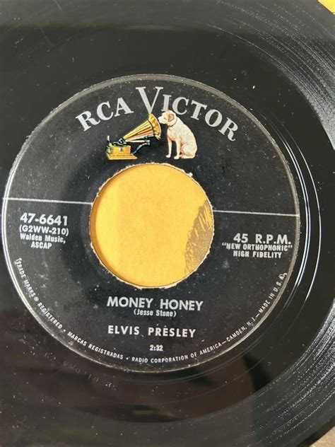 Letaoelvispresley Us Original Rca Victor Money