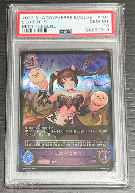 代購代標第一品牌－樂淘letao－【shadowverse Evolve 1円～】psa10 ケルベロス Bp01 101 レジェンド 創世の