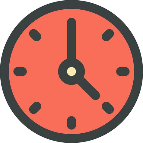 Clock Icon Vector Png