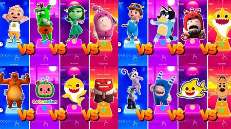 All Video Megamix Oddbods Friends Baby Shark Cocomelon Inside Out