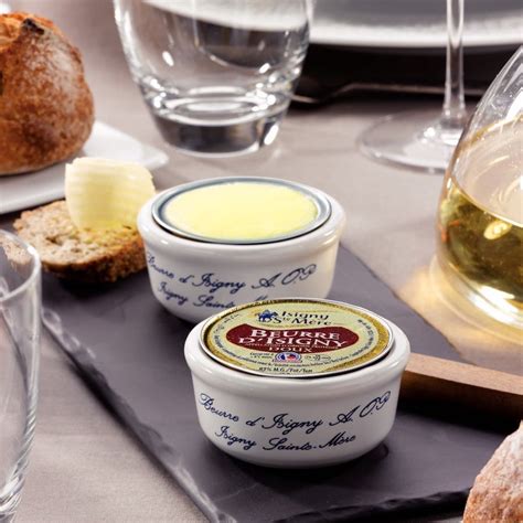 Our unsalted and our salted PDO Isigny Butter Isigny Sainte Mère