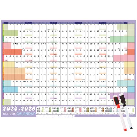 Buy Suloli Wall Planner A Wall Mid Year July