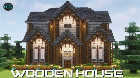 How To Build A DARK OAK HOUSE In Minecraft TUTORIAL YouTube