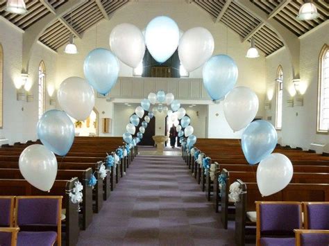 Awesome Photo Of Baloon Decorations Wedding Church Aisle Decorations