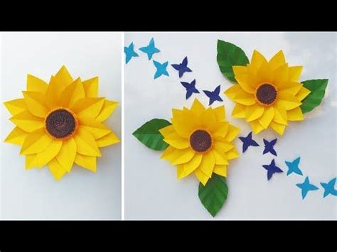 Diy Girasol Gigante De Papel Girasol Para Decorar Paper Sunflower