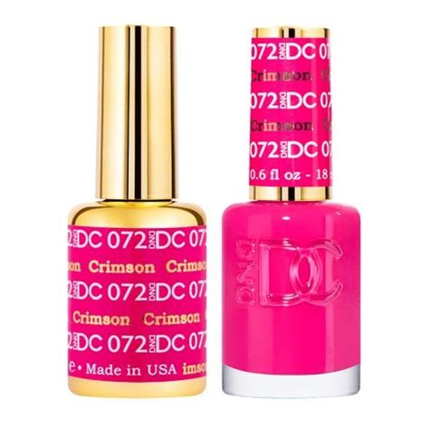 DC 072 Crimson DUO Polish The Studio Nail And Beauty Supply