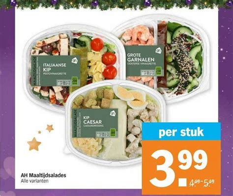 Ah Maaltijdsalades Aanbieding Bij Albert Heijn