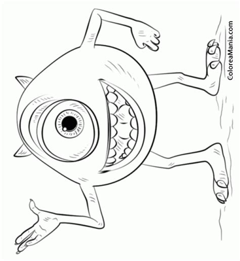 Colorear Mike Wazowski 2 Monstruos Sa Dibujo Para Colorear Gratis