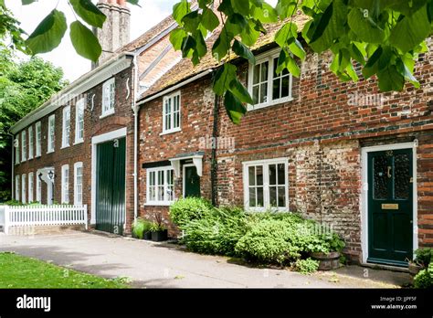 A Row Of Classical Georgian Terrace Houses In The High Street Of