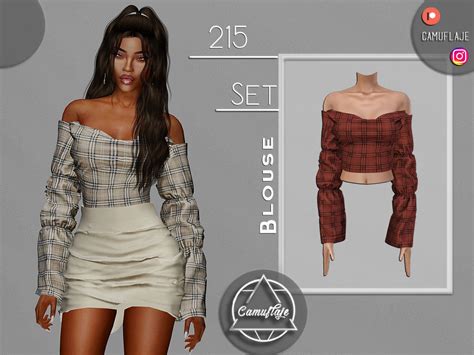 The Sims Resource Set 215 Blouse