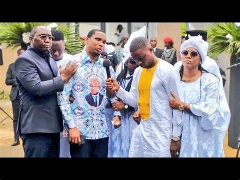 Discours De Samuel Etoo Aux Obs Ques De Son P Re Youtube