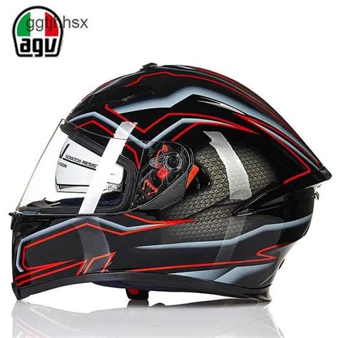 Agv Full Face Motocross Helmet Agv Machine K S Helmet Mens And Womens