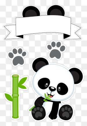 Topo De Bolo Panda En Foami Free Transparent PNG Clipart Images