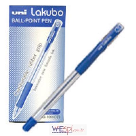 Wespi Atacado CANETA UNI BALL MITSUBISHI LAKUBO SG 100 0 7MM AZUL