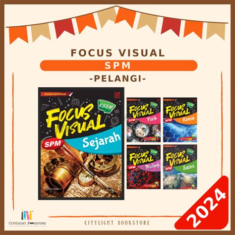 CITYLIGHT Buku Rujukan 2024 Focus Visual KSSM SPM Pelangi Shopee