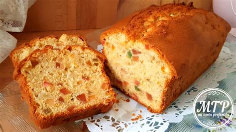 Plum Cake De Frutas Confitadas Y Manzana Mi Tarta Preferida