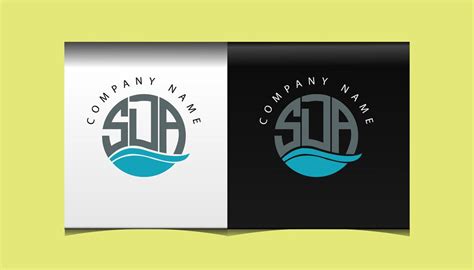 Premium Vector | Sda initial modern logo design vector icon template