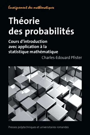 Pdf Th Orie Des Probabilit S Di Charles Edouard Pfister Versione