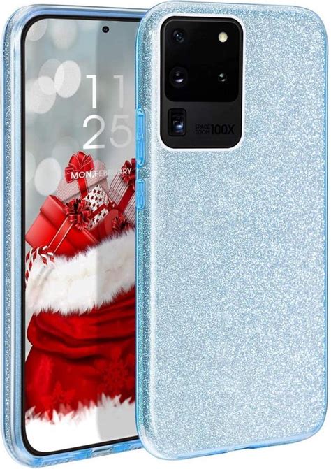 Backcover Hoesje Geschikt Voor Samsung Galaxy A51 Glitters Siliconen Tpu Case Blauw Bol