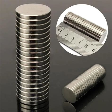 10pcs Neodymium Magnets Small Round Rare Earth Disc Magnet N50 Strong