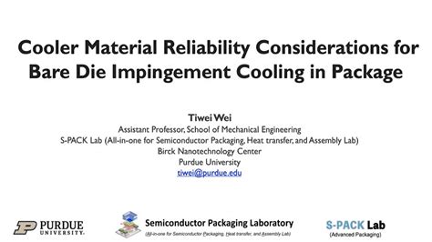 Tutorial Thermal Challenges For Heterogeneous Integration Packaging