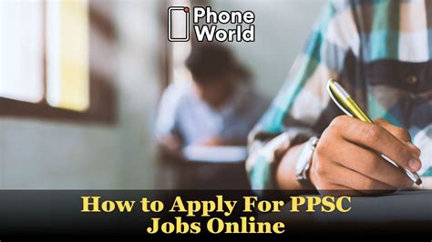 How To Apply For PPSC Jobs Online Step By Step Guide PhoneWorld